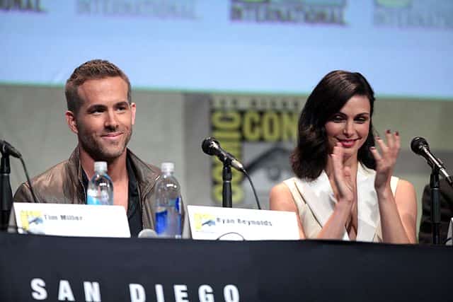 Ryan Reynolds with Morena Baccarin.